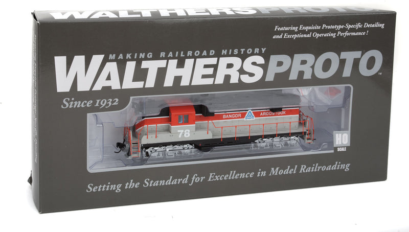 Walthers Proto 920-40873 HO Scale EMD GP9 Bangor and Aroostook BAR 78 DCC LokSound
