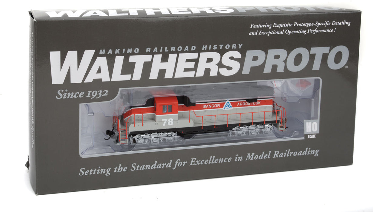 Walthers Proto 920-40873 HO Scale EMD GP9 Bangor and Aroostook BAR 78 DCC LokSound
