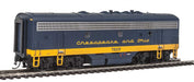 Walthers Proto 920-40913 HO Scale EMD F7 AB Diesel Set Chesapeake & Ohio C&O 7050 7527 DCC Sound - U