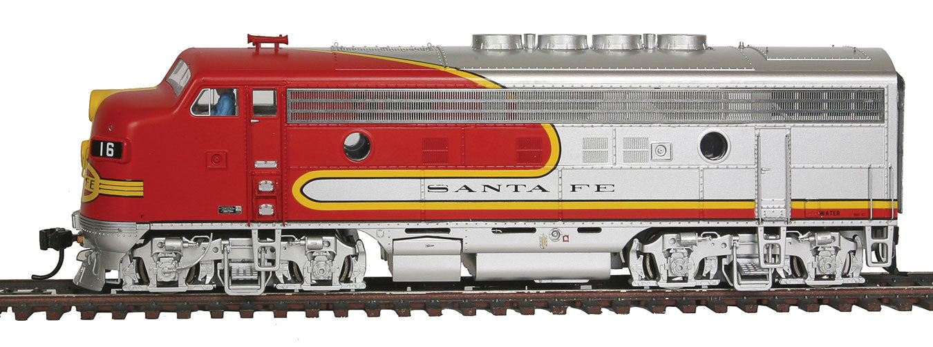 Walthers Proto 920-41274 HO Scale EMD F7 A-B Diesel Set Santa Fe ATSF 16L / 16A DCC Sound - Like New