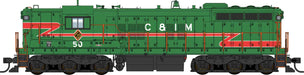 Walthers Proto 920-41703 HO Scale EMD SD9 Chicago & Illinois Midland C&IM 50 DCC & Sound