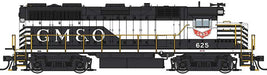 Walthers Proto 920-42182 HO Scale EMD Phase 1 GP35 Diesel Gulf Mobile Ohio GM&O 628 DCC Sound