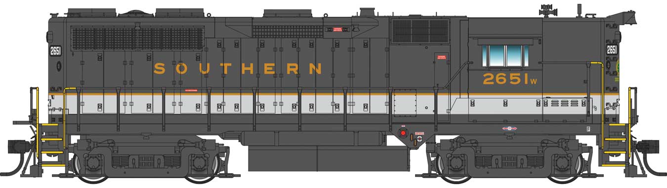 Walthers Proto 920-42185 HO Scale EMD Phase 1 GP35 High Hood Diesel Southern 2651 DCC Sound