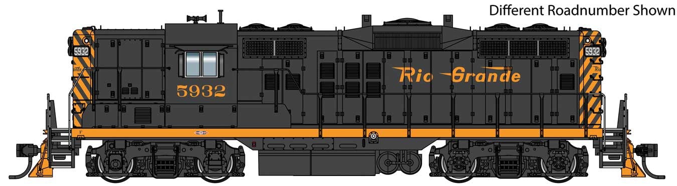 Walthers Proto 920-42704 HO Scale EMD GP9 Phase II Denver & Rio Grande D&RGW 5941 DCC Sound 