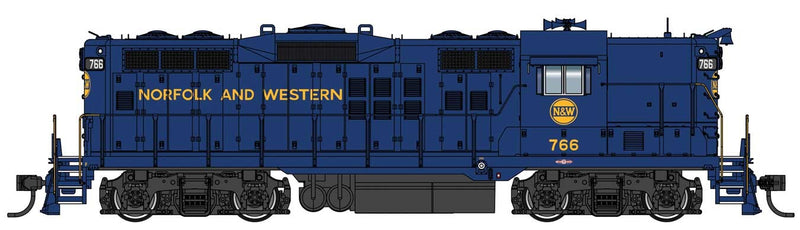 Walthers Proto 920-42706 HO Scale EMD GP9 Phase II Norfolk & Western N&W 767 DCC Sound 