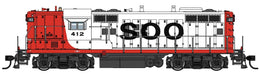 Walthers Proto 920-49710 HO Scale EMD GP9 Phase II SOO Line 2412 