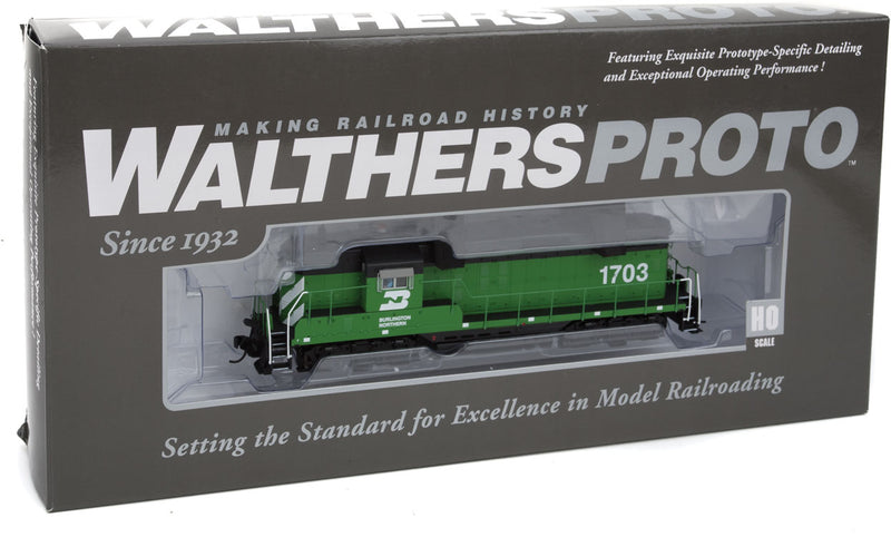 Walthers Proto 920-47875 HO Scale EMD GP9 Burlington Northern BN 1703
