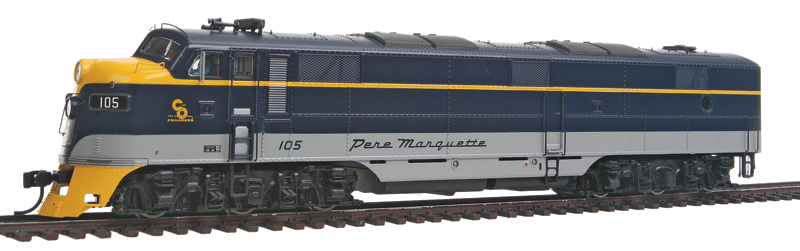 Walthers Proto 920-47998 HO Scale EMD E7 Diesel C&O 105 with DCC - USED