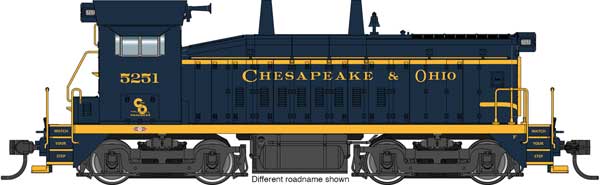 Walthers Proto 920-48501 HO Scale EMD SW9 Diesel Chesapeake & Ohio C&O 5254