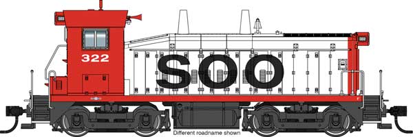 Walthers Proto 920-48509 HO Scale EMD SW1200 Diesel SOO Line 324