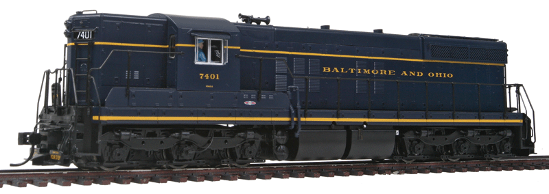 Walthers Proto 920-48900 HO Scale EMD SD7 Diesel B&O 7401 with DCC - USED