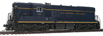 Walthers Proto 920-48900 HO Scale EMD SD7 Diesel B&O 7401 with DCC - USED