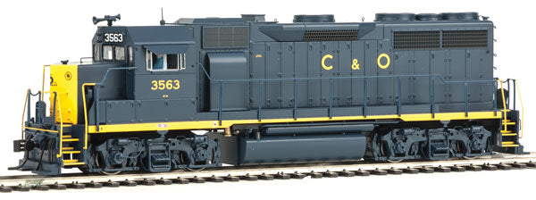 Walthers Proto 920-49155 HO Scale EMD GP35 Phase 2 Diesel Locomotive Chesapeake & Ohio C&O #3563