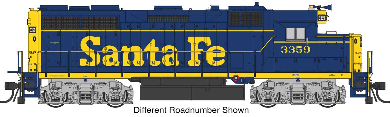 Walthers Proto 920-49178 HO Scale EMD Phase 1 GP35 Diesel Santa Fe ATSF 3379