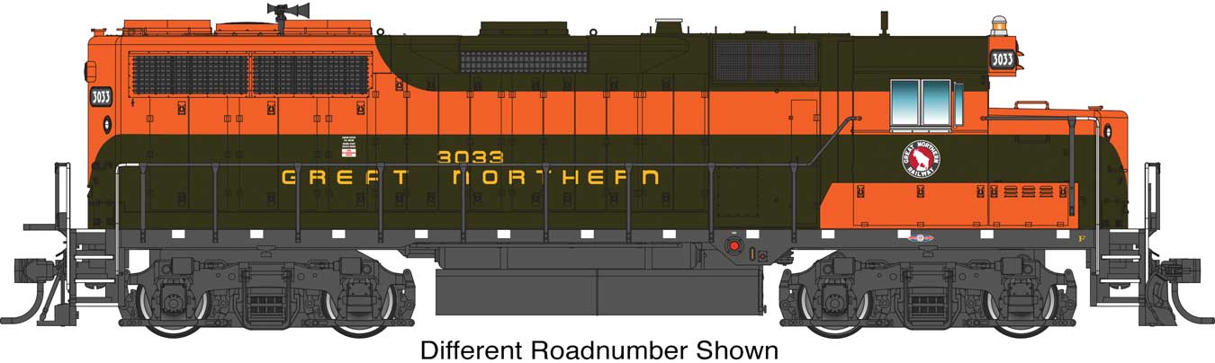 Walthers Proto 920-49180 HO Scale EMD Phase 1 GP35 Diesel Great Northern GN 3040