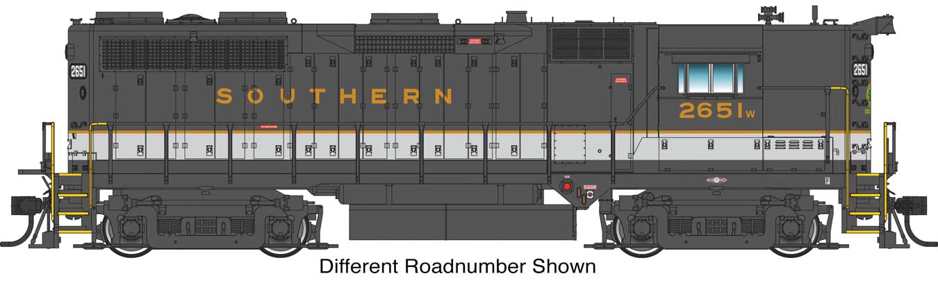 Walthers Proto 920-49185 HO Scale EMD Phase 1 GP35 High Hood Diesel Southern 2655