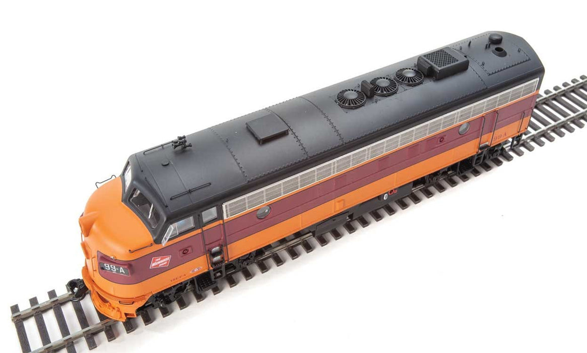 Walthers Proto 920-49502 HO Scale EMD FP7/F7B Diesel MILW 99A/99B
