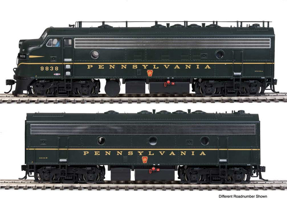 Walthers Proto 920-49538 HO Scale EMD FP7 & F7B Diesel Pennsylvania "Brunswick" PRR 9858A/9858B