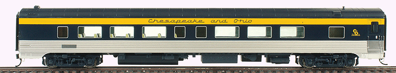 Walthers Proto 920-9364 HO Scale PS Diner Coach C&O Pere Marquette - Like New USED