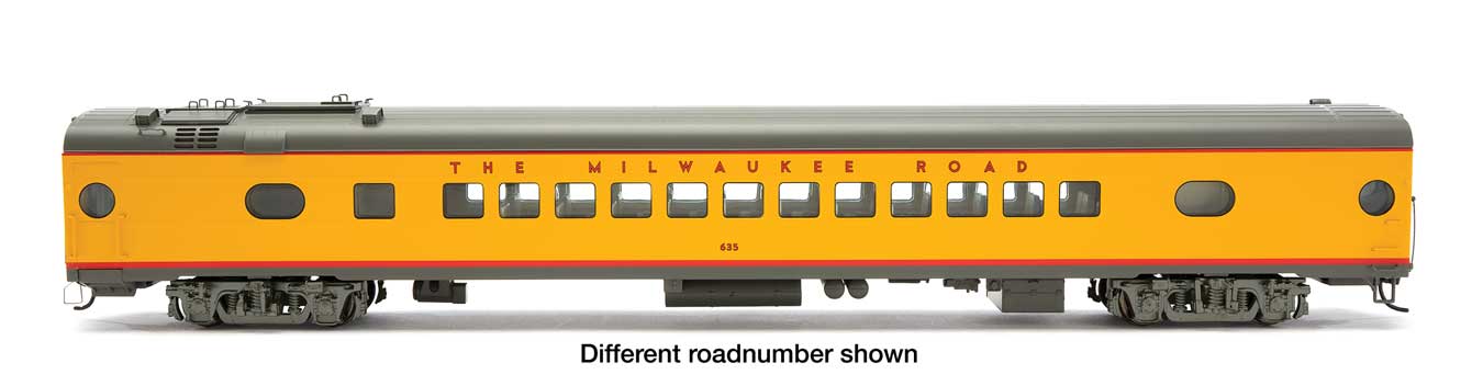 Walthers Proto 920-9804 HO Scale 85' 600 Series Coach Milwaukee Road with Decals