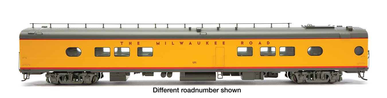 Walthers Proto 920-9806 HO Scale 85' 26 Seat Tap Lounge Milwaukee Road with Decals