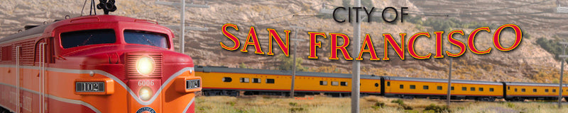 Walthers Proto 920-9829 HO Scale City of San Francisco 85' ACF Club Car Lounge Union Pacific UP 6201