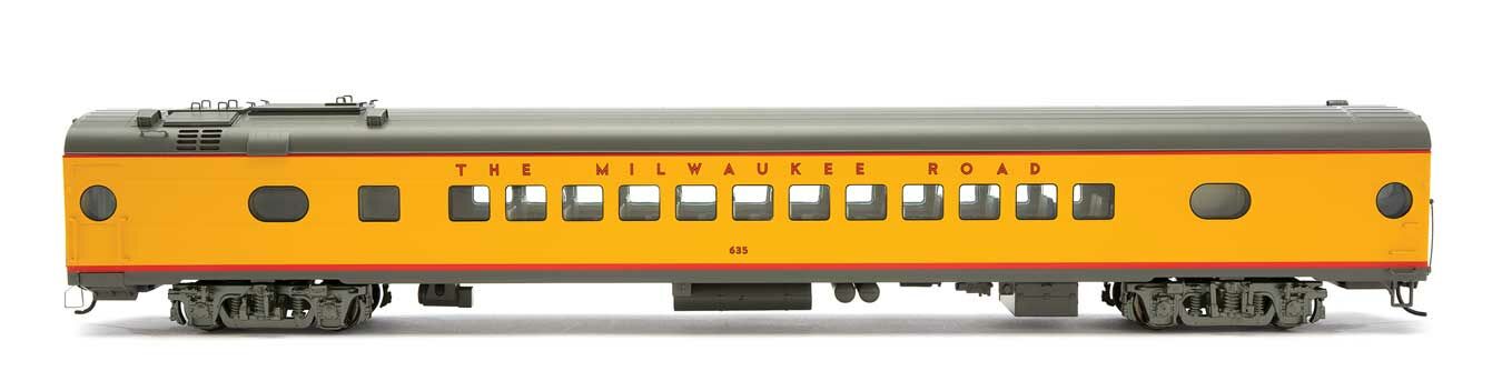 Walthers Proto 920-9844 HO Scale 85' 600 Series Coach Milwaukee Road MILW 624 (Deluxe 1)
