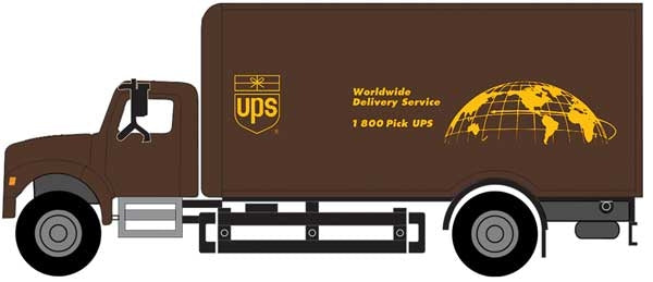 Walthers SceneMaster 949-11293 HO Scale 4900 International Box Truck UPS Truck Bow Tie Shield Logo