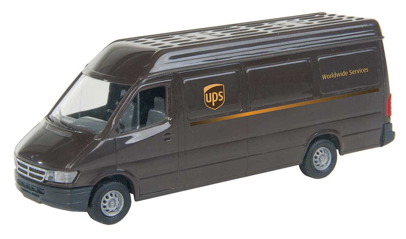 Walthers SceneMaster 949-12200 HO Scale (1:87) UPS Delivery Van Modern Shield Logo