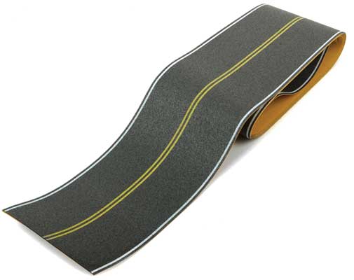Walthers SceneMaster 949-1252 HO Scale Flexible Paved Road No Passing Zone Highway