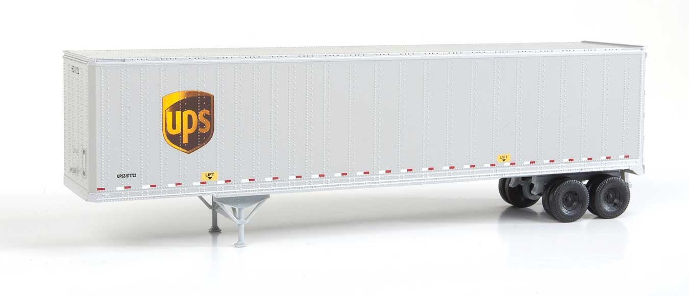 Walthers SceneMaster 949-2213 HO Scale 45' Stoughton Trailer United Parcel Service UPS Shield (2)