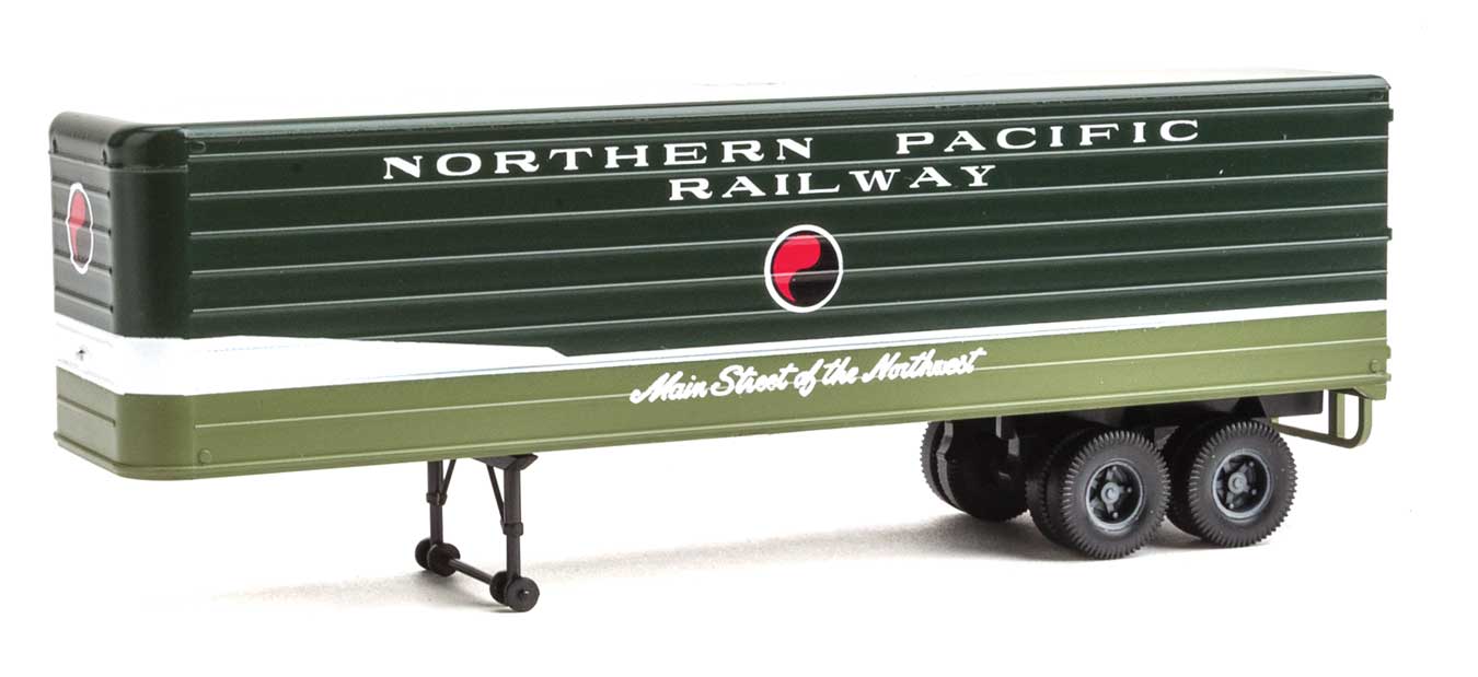 Walthers SceneMaster 949-2424 HO Scale 35' Northern Pacific NP 2 Pack