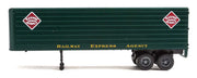 Walthers SceneMaster 949-2425 HO Scale 35' Railway Express Agency REA 2 Pack