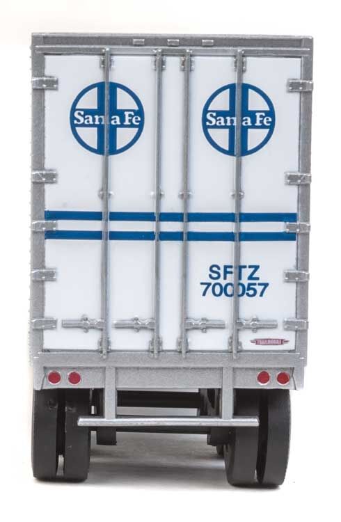 Walthers SceneMaster 949-2501 HO Scale 40' Trailmobile Trailer Santa Fe ATSF