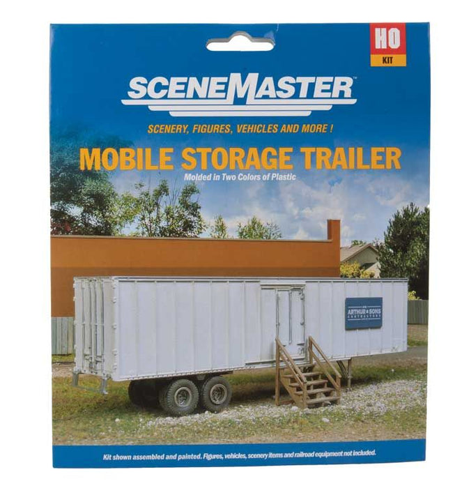 Walthers SceneMaster 949-2901 HO Scale Mobile Construction Storage Trailer
