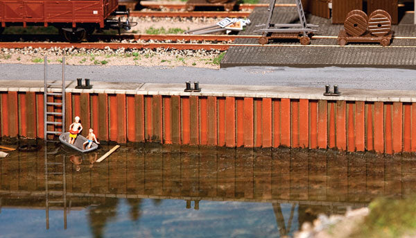 Walthers SceneMaster 949-4150 HO Scale Harbor or Construction Site Wall