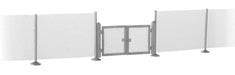 Walthers SceneMaster 949-4188 HO Scale Metal Industrial Fence Kit 