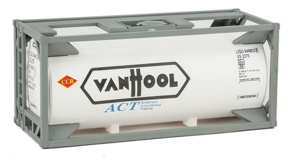 Walthers SceneMaster 949-8111 HO Scale 20' Tank Container Kit Vanhool