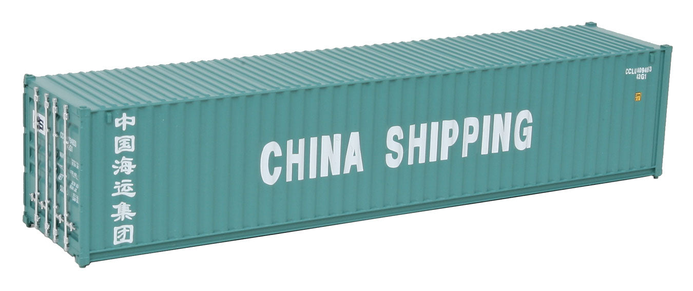 Walthers SceneMaster 949-8151 40' Corrugated Side Intermodal Container China Shipping