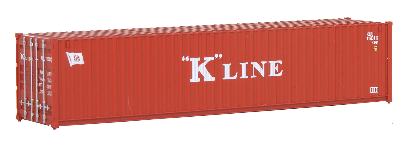 Walthers SceneMaster 949-8153 40' Corrugated Side Intermodal Container K-Line