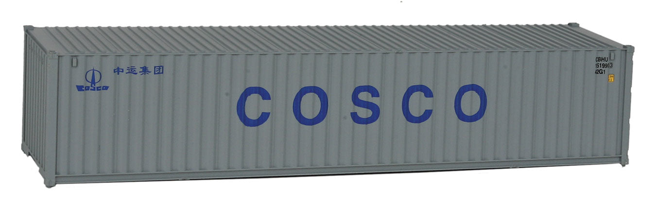 Walthers SceneMaster 949-8155 40' Corrugated Side Intermodal Container COSCO