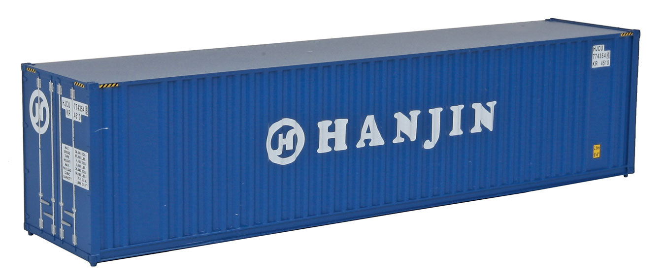 Walthers SceneMaster 949-8208 40' High Cube Corrugated Side Intermodal Container Hanjin