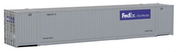 Walthers SceneMaster 949-8504 HO Scale 53' Singamas Corrugated Side Container FedEx Multimodal