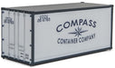 Walthers SceneMaster 949-8664 HO Scale 20' Smooth Side Container Compass Container Company CCCU 
