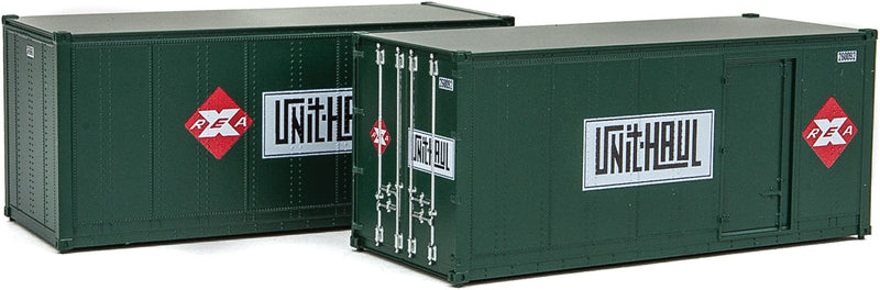 Walthers SceneMaster 949-8680 HO Scale 20' Smooth Container with Side Door Railway Express REA