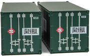 Walthers SceneMaster 949-8681 HO Scale 20' Smooth Container with Side Door Railway Express REA