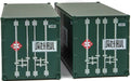 Walthers SceneMaster 949-8681 HO Scale 20' Smooth Container with Side Door Railway Express REA