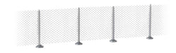 Walthers SceneMaster 949-9000 HO Scale Metal Industrial Fence Kit 