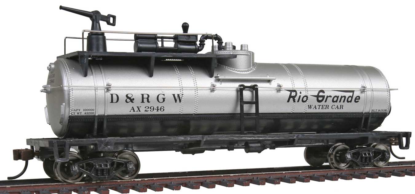 Walthers Trainline 931-1791 HO Scale 40' Fire Fighting Tank Car Rio Grande D&RGW AX2946