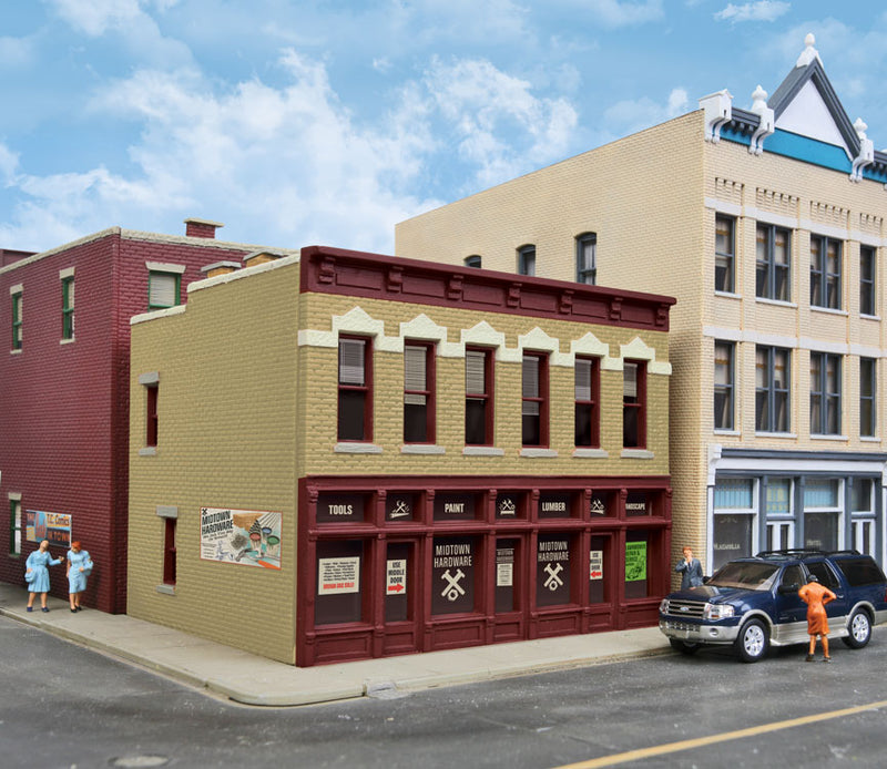 Walthers Trainline 931-812 HO Scale Midtown Hardware Assembled Building